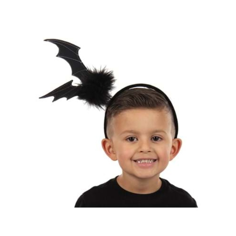 Black Bat Springy Headband Costume Accessory Standard