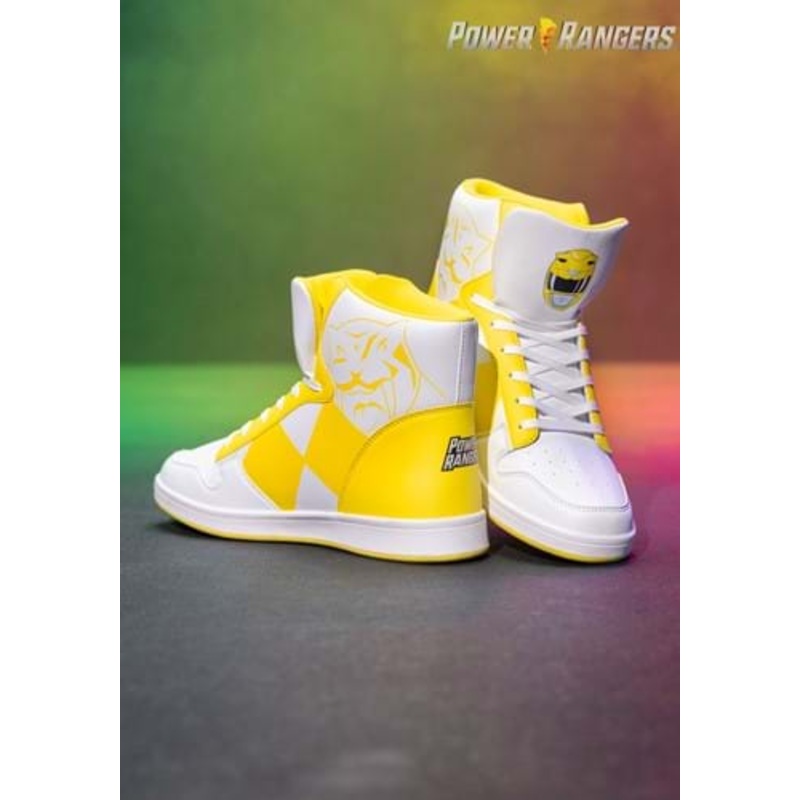 Costume Inspired Yellow Power Rangers Sneakers Size 6