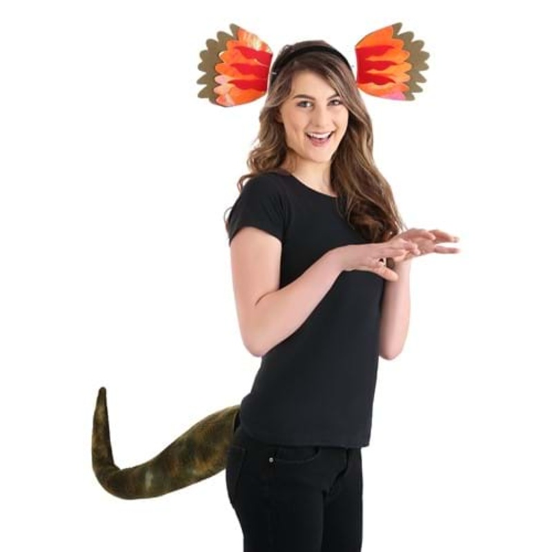 Dilophosaurus Headband & Tail Costume Kit Standard