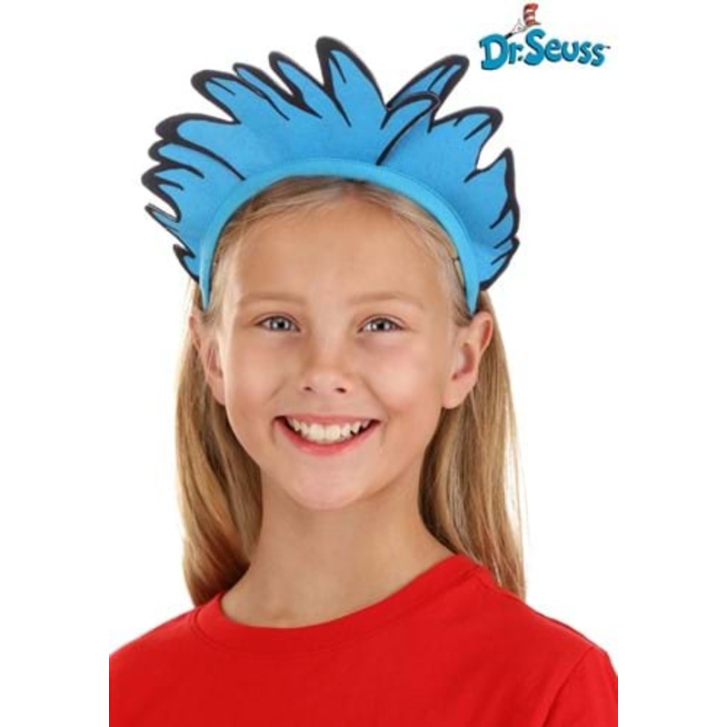 Dr. Seuss Thing 1 or 2 Printed Costume Headband Standard