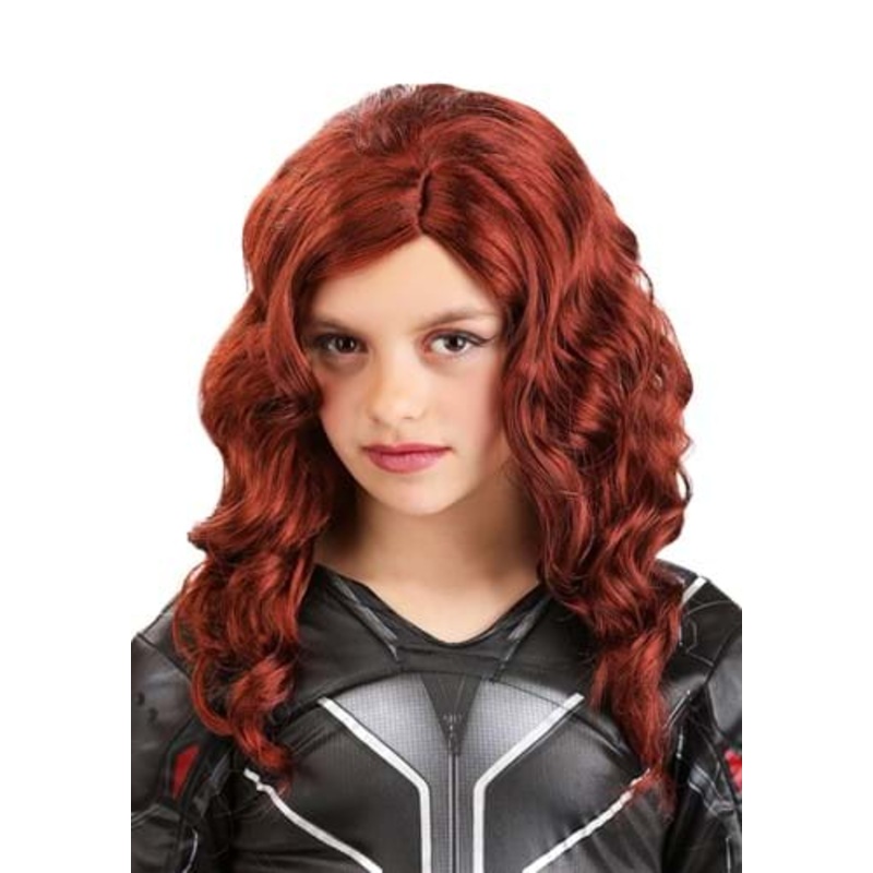 Marvel Black Widow Costume Wig for Girls Standard