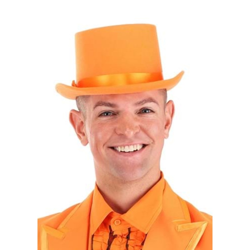 Orange Tuxedo Top Hat Costume Accessory Standard