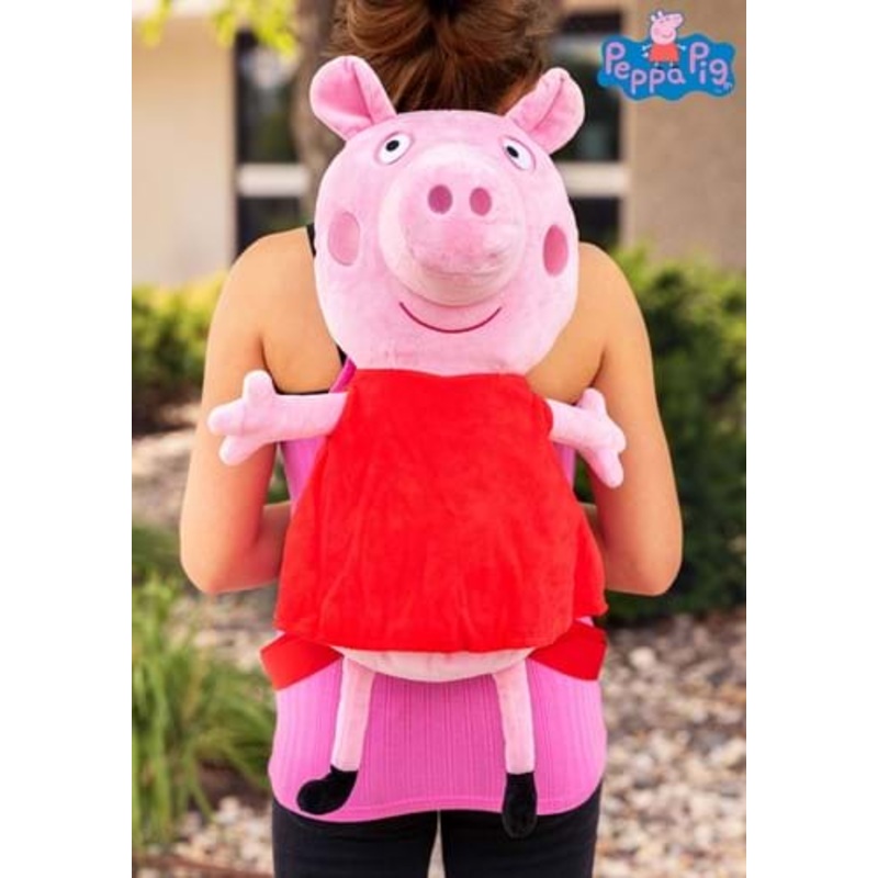Peppa Pig Kid's Plush Backpack Standard