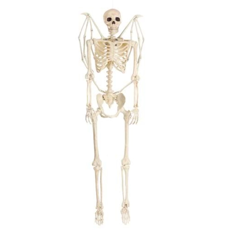 5FT Poseable Winged Skeleton Decoration Standard