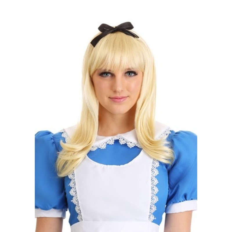 Adult Blonde Alice Wig Standard