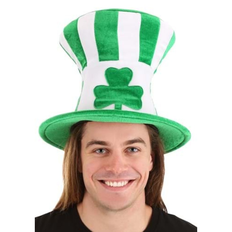 Adult Shamrock Uncle Sam Hat Standard