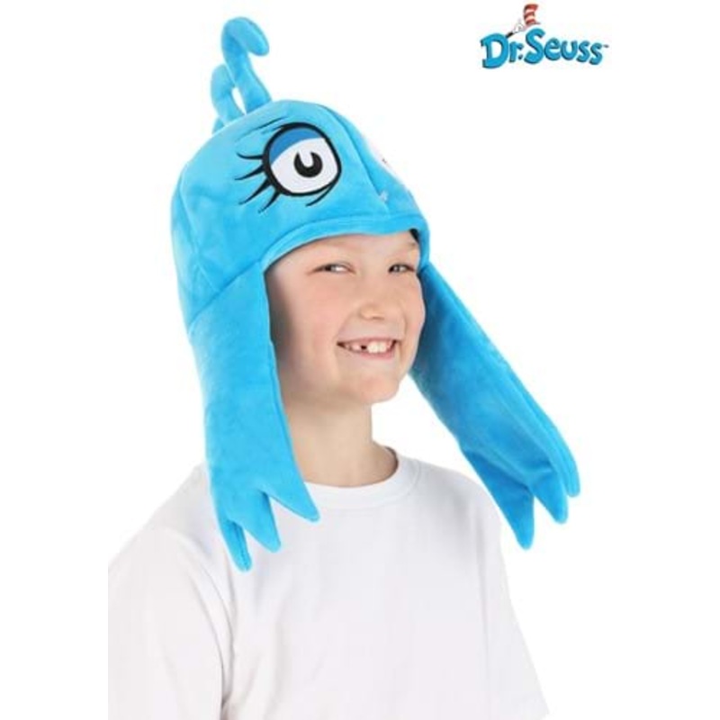 Dr. Seuss Blue Fish Sprazy Costume Accessory Hat Standard