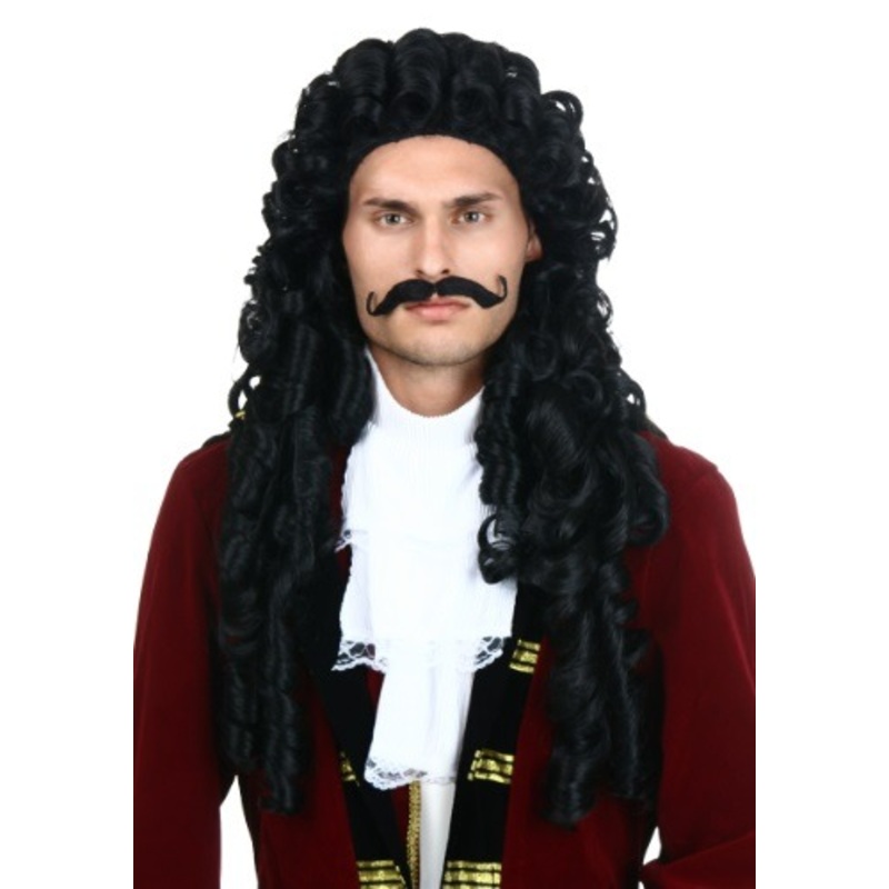 Elite Captain Hook Costume Wig Standard