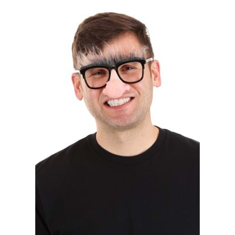 Geezer Nose Glasses for Adults Standard