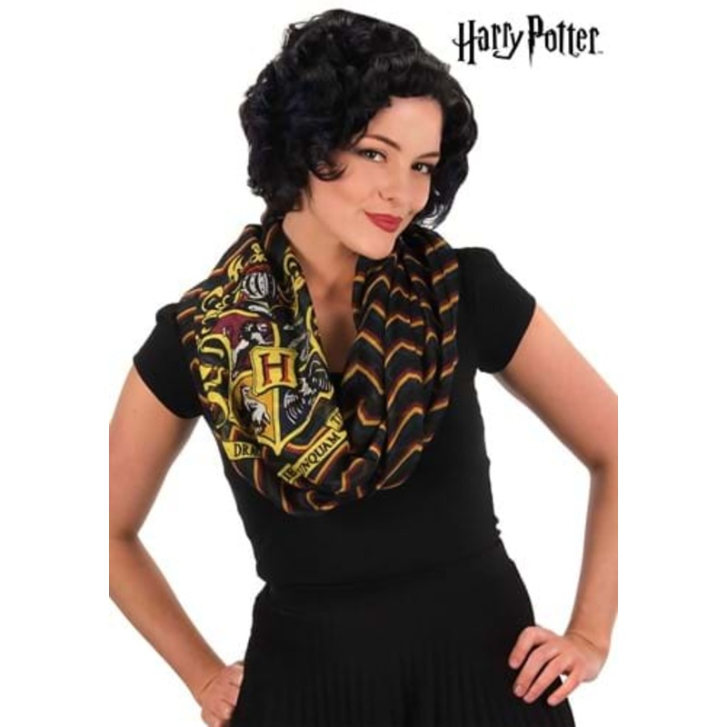 Harry Potter Hogwarts Crest Infinity Scarf Accessory Standard