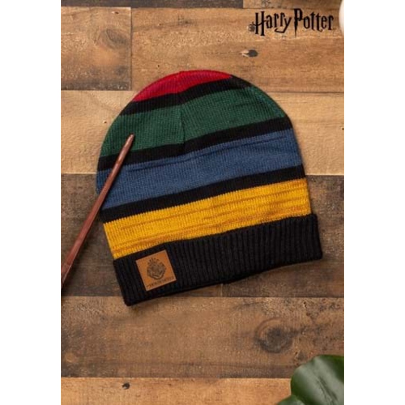 Heathered Knit Costume Beanie Hogwarts Standard