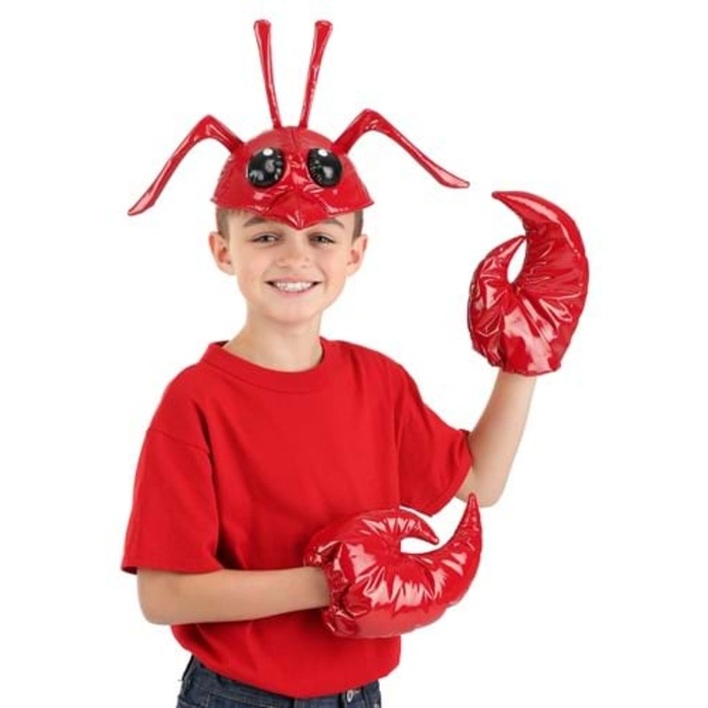Kid's Red Lobster Accessory Costume Kit Standard
