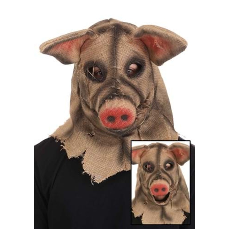 Pig Scarecrow Mouth Mover Mask Standard