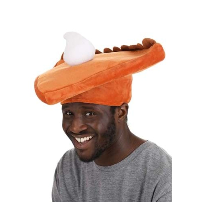 Pumpkin Pie Costume Hat for Adults Standard