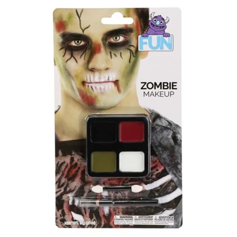 Rotting Zombie Makeup Costume Kit Standard