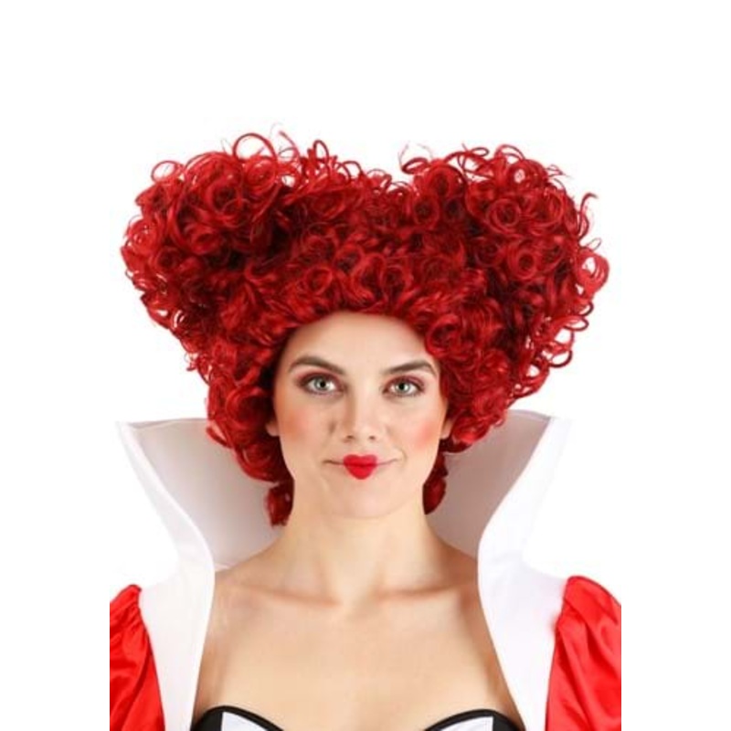 Royal Red Heart Costume Wig for Women Standard
