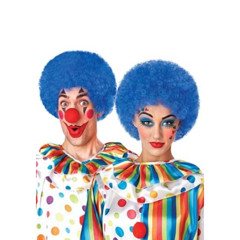 Blue Clown Wig for Adults Standard