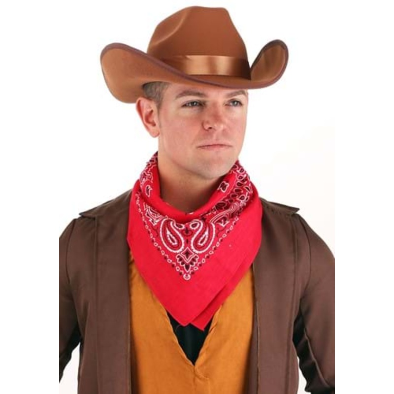Brown Western Outlaw Vigilante Cowboy Costume Hat  Standard