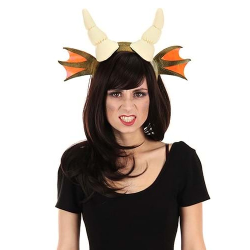 Dragon Horns Green Costume Headband Standard