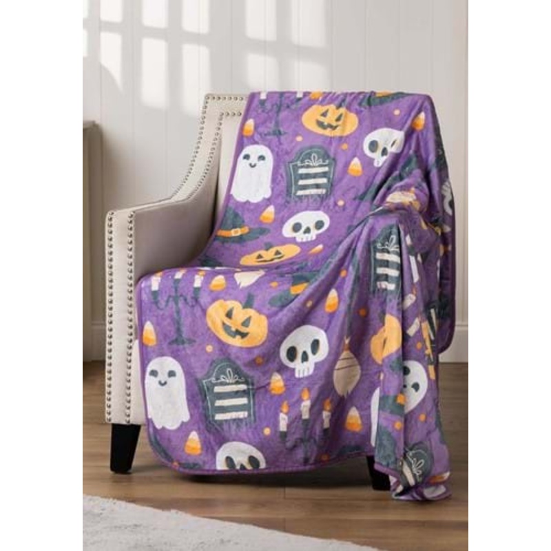 Halloween Mischief Comfy Throw Blanket Standard