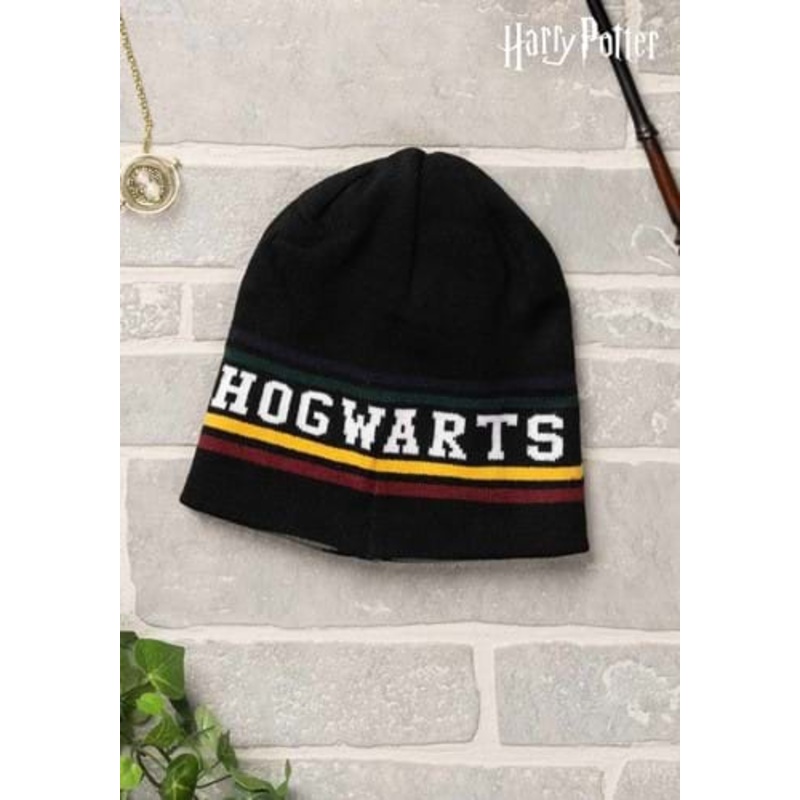 Harry Potter Hogwarts Reversible Knit Beanie Standard