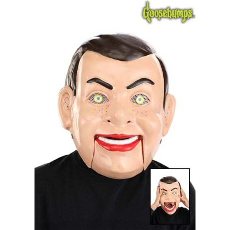 Kid's Goosebumps Slappy Mouth Mover Half Mask Standard