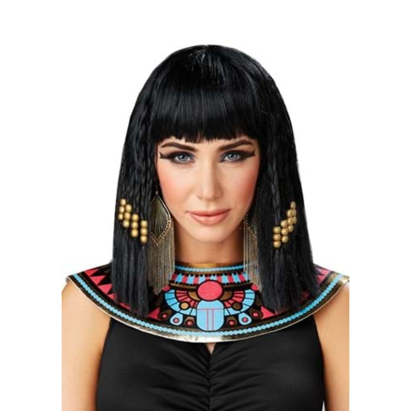 Queen Cleopatra Black Wig for Women Standard