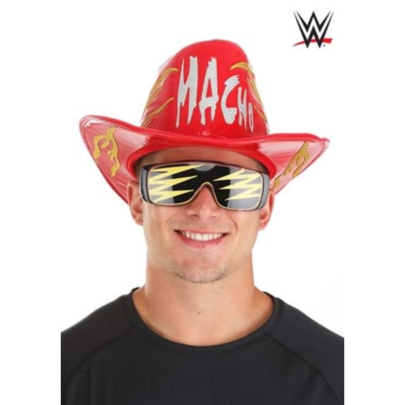 Randy Savage Deluxe Red Cowboy Hat Standard