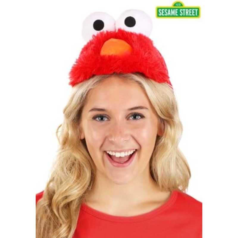 Sesame Street Elmo Face Costume Headband Standard