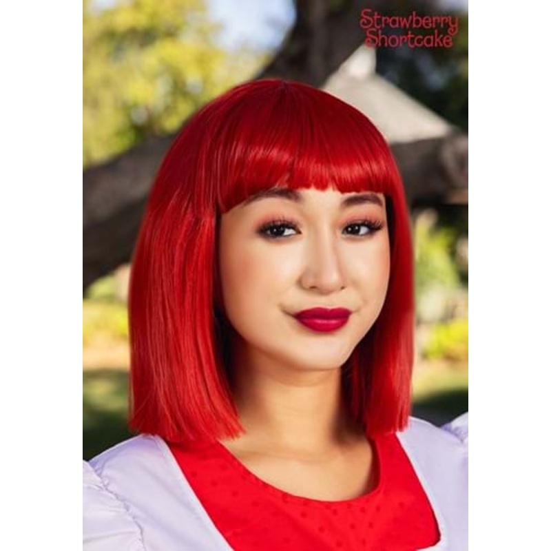 Strawberry Shortcake Costume Wig for Women Standard