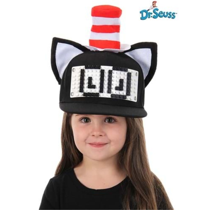 The Cat in the Hat Bricky Blocks Build-On Snapback Hat Kit Standard