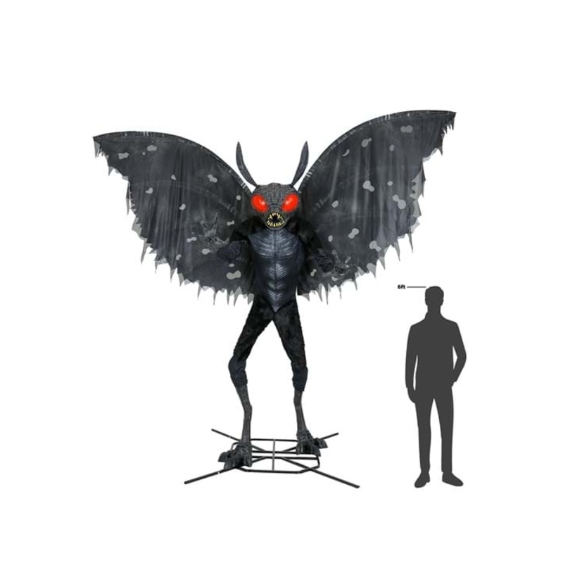 11.5FT Mothman Animatronic Decoration Standard