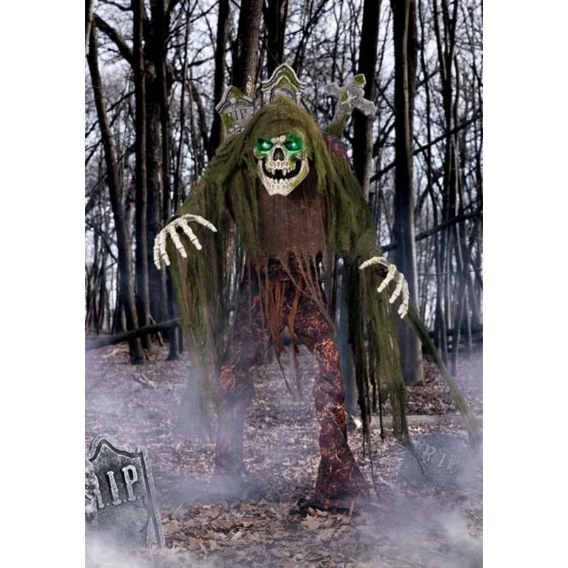 7FT Tony Tombstone the Graveyard Caretaker Animatronic Decoration Standard