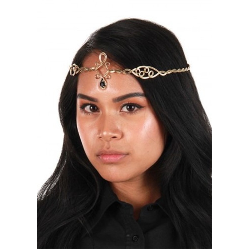 Adjustable Antique Gold/Black Circlet Standard