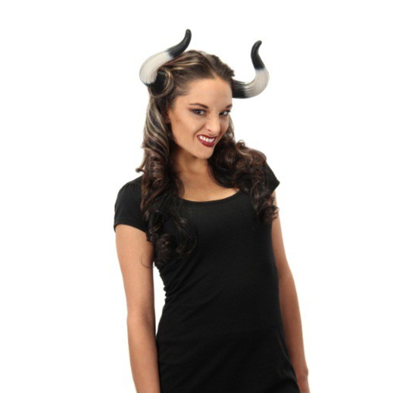 Bull Horns Costume Headband Standard