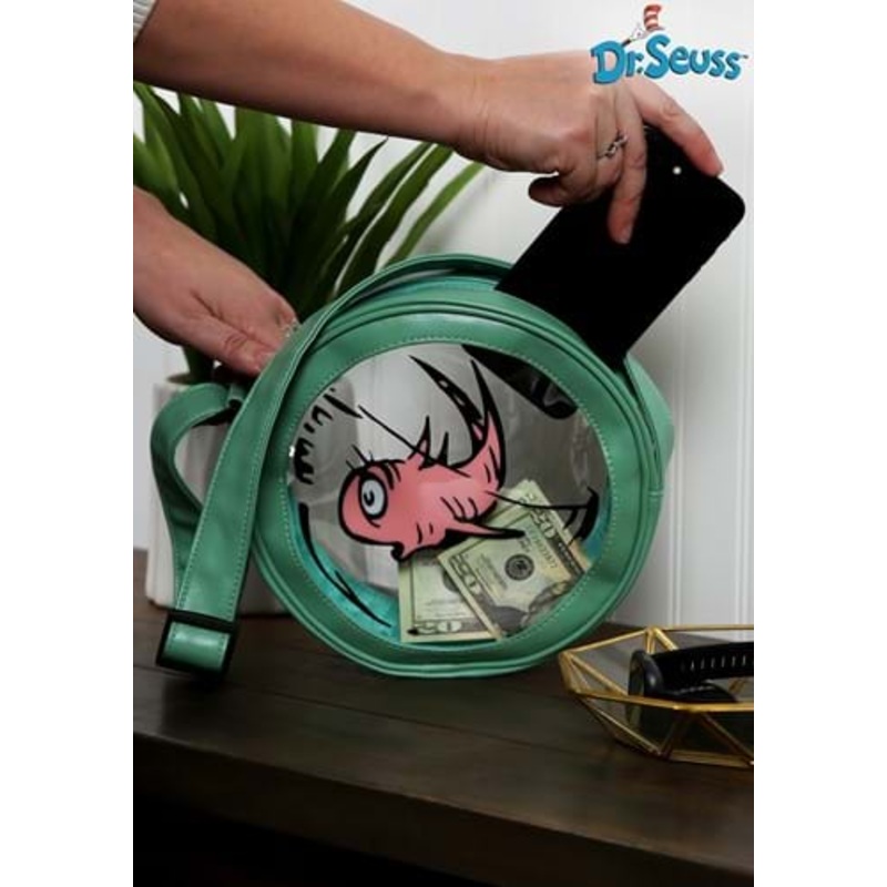 Cat in the Hat Fish Companion Costume Purse Standard
