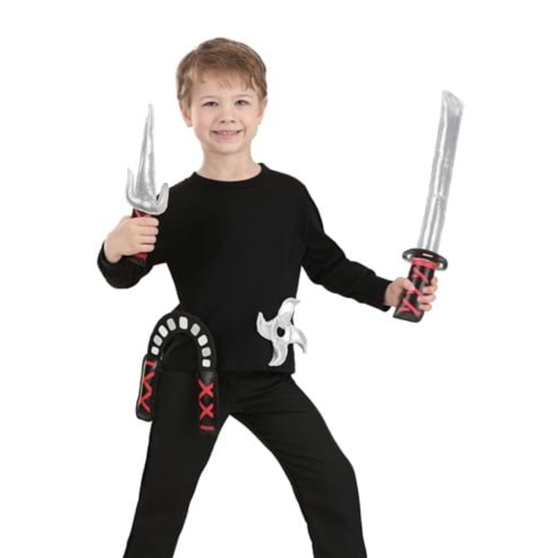 Cloth Ninja Weapon 4-Piece Set for Toddlers Standard