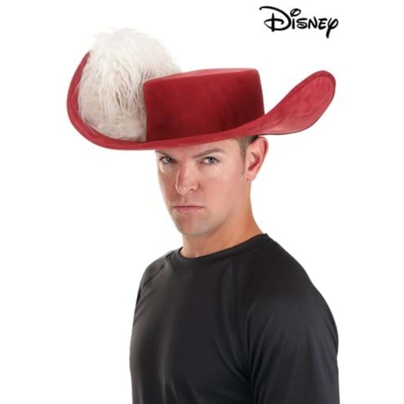 Deluxe Captain Hook Costume Hat for Adults Standard