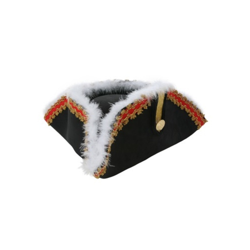 Governor Tricorn Pirate Costume Hat Standard