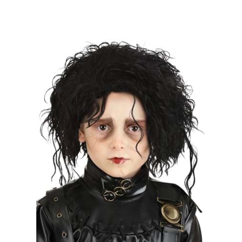 Kid's Edward Scissorhands Costume Wig Standard