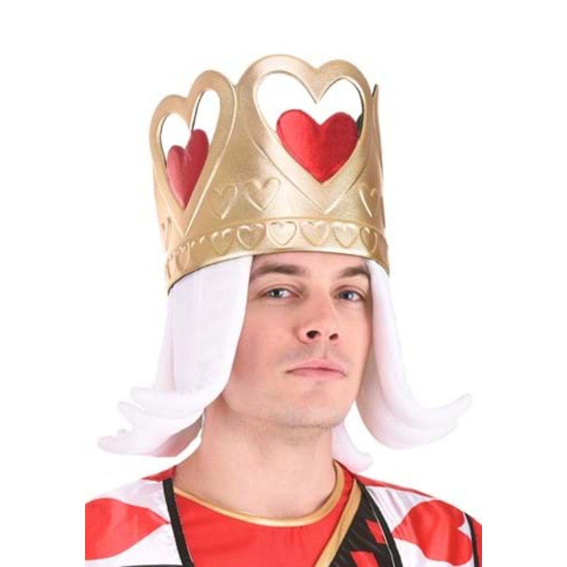 King of Hearts Crown Costume Accessory Standard