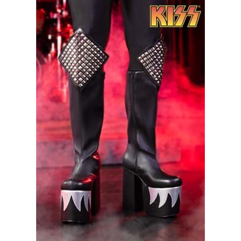 KISS Demon Boots for Adults Size 8