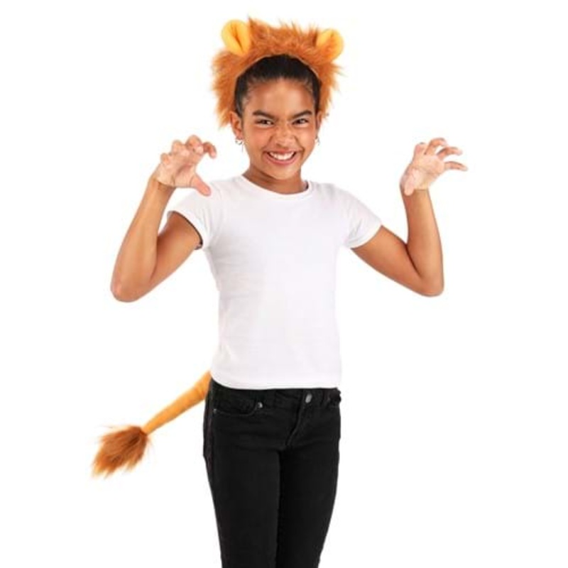 Lion Ears and Tail Costume Accessory Kit Standard