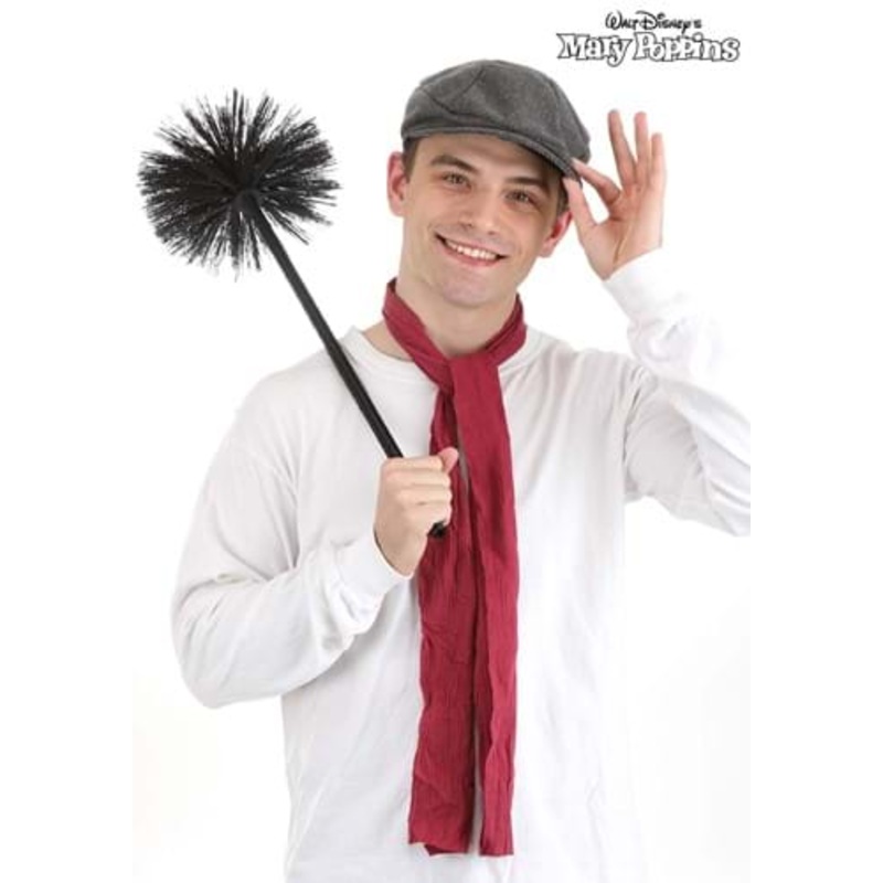 Mary Poppins Bert Hat, Scarf & Brush Accessory Kit Standard
