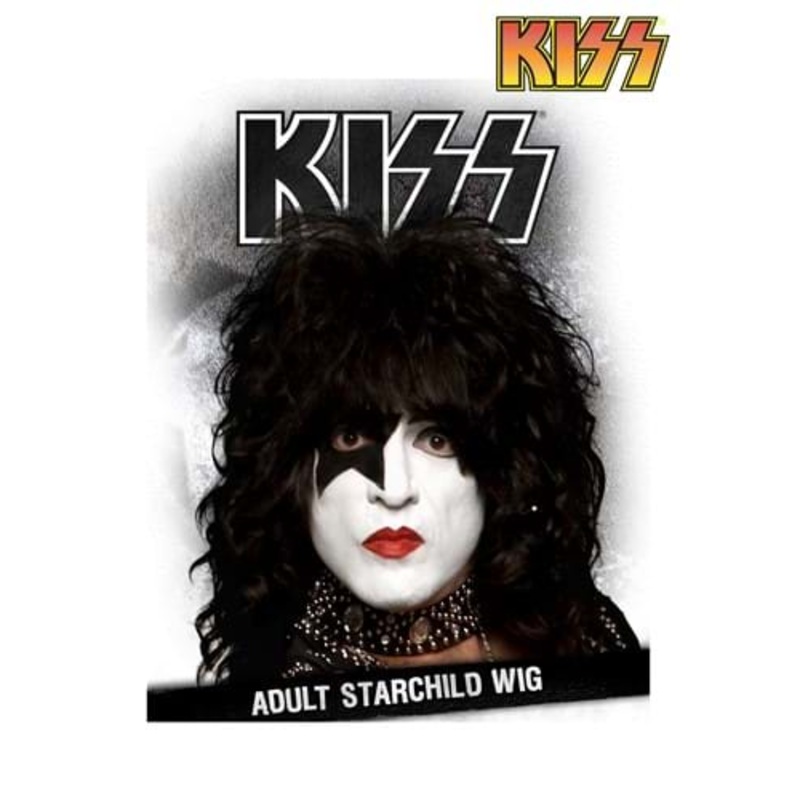Men's KISS Starchild Costume Wig Standard