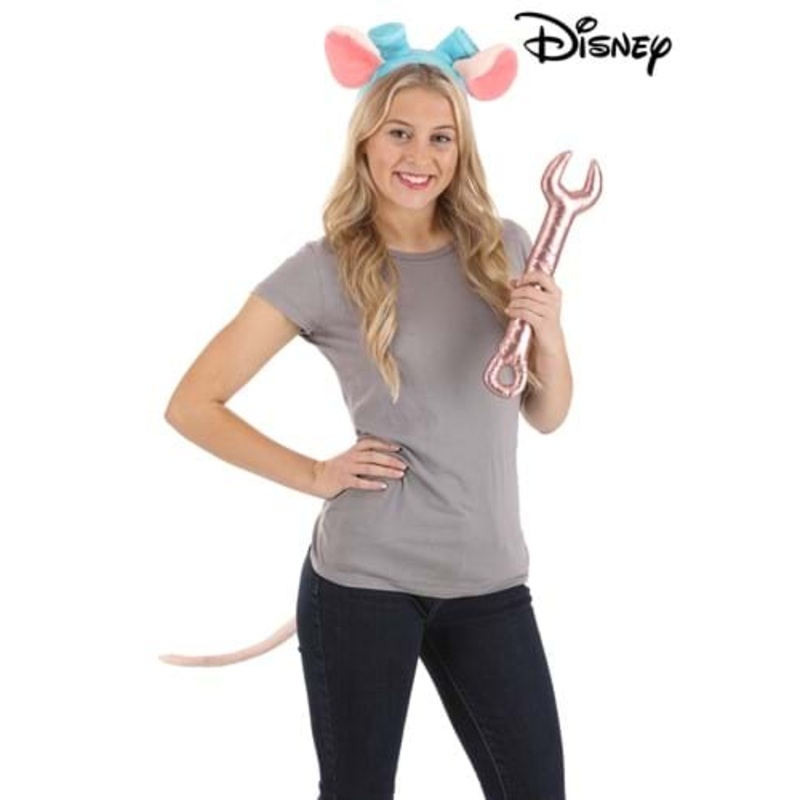 Rescue Rangers Gadget Headband, Wrench & Tail Costume Accessory Kit Standard