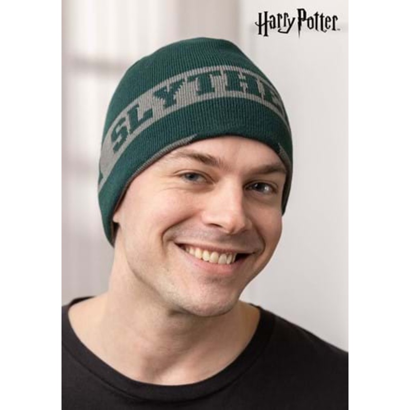 Slytherin Reversible Warm Knit Beanie Standard