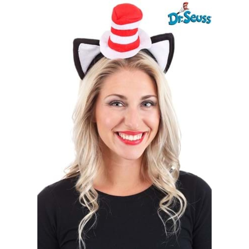 The Cat in the Hat Economy Black Costume Headband Standard