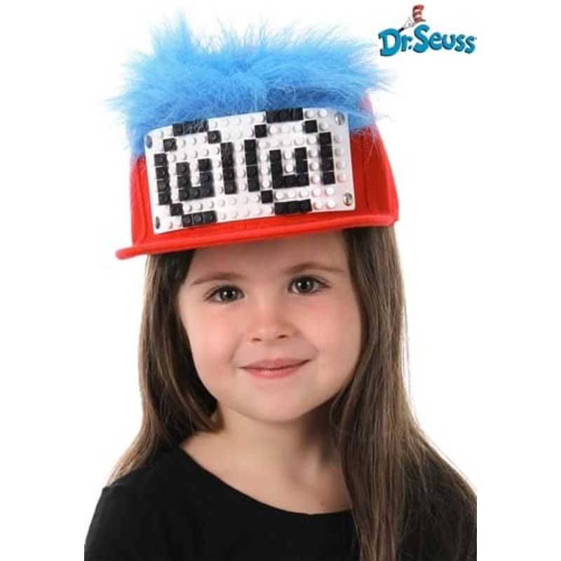 Thing 1 & Thing 2 Bricky Blocks Build-On Snapback Hat Kit Standard