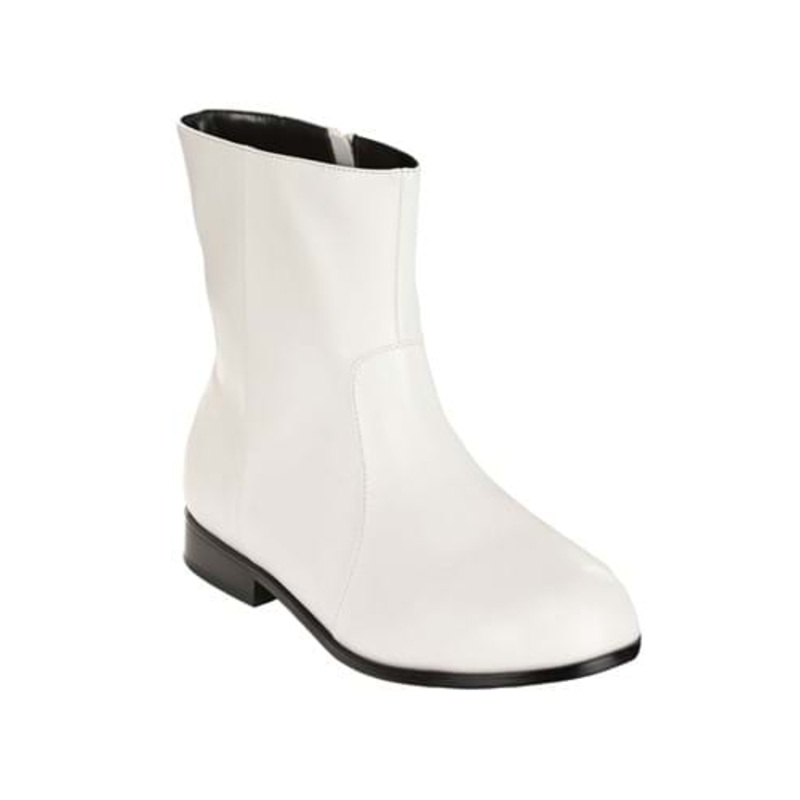 White Costume Boots for Adults Size 9